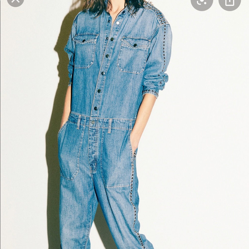 Current Elliott Studded Jumpsuit